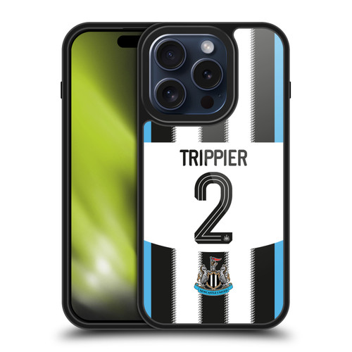 Newcastle United Football Club 2025/26 Players Home Kit 1st Group Kieran Trippier Gel Armour Case For Apple iPhone 15 Pro Newcastle United Football Club 2025/26 Players Home Kit 1st Group Kieran Trippier Gel Armour Case For Apple iPhone 15 Pro