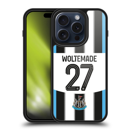 Newcastle United Football Club 2025/26 Players Home Kit 1st Group Nick Woltemade Gel Armour Case For Apple iPhone 15 Pro Newcastle United Football Club 2025/26 Players Home Kit 1st Group Nick Woltemade Gel Armour Case For Apple iPhone 15 Pro