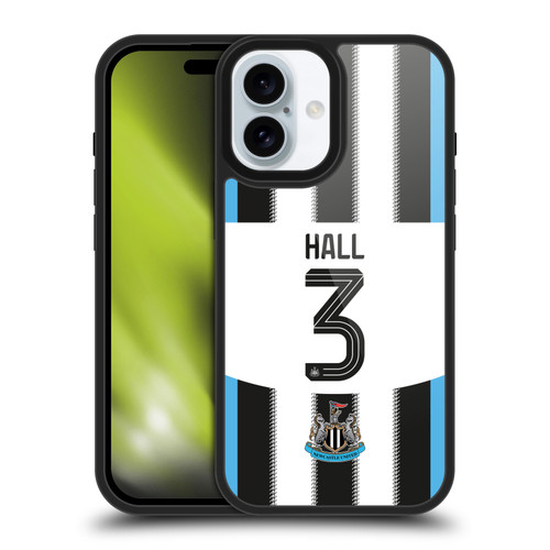 Newcastle United Football Club 2025/26 Players Home Kit 1st Group Lewis Hall Gel Armour Case For Apple iPhone 16 Newcastle United Football Club 2025/26 Players Home Kit 1st Group Lewis Hall Gel Armour Case For Apple iPhone 16