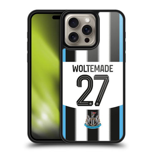 Newcastle United Football Club 2025/26 Players Home Kit 1st Group Nick Woltemade Gel Armour Case For Apple iPhone 16 Pro Max Newcastle United Football Club 2025/26 Players Home Kit 1st Group Nick Woltemade Gel Armour Case For Apple iPhone 16 Pro Max