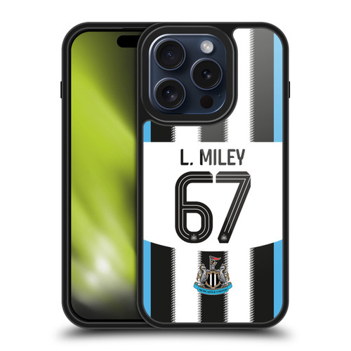 Newcastle United Football Club 2025/26 Players Home Kit 2nd Group Lewis Miley Gel Armour Case For Apple iPhone 15 Pro Newcastle United Football Club 2025/26 Players Home Kit 2nd Group Lewis Miley Gel Armour Case For Apple iPhone 15 Pro