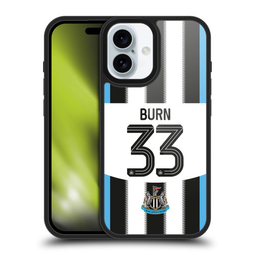 Newcastle United Football Club 2025/26 Players Home Kit 2nd Group Dan Burn Gel Armour Case For Apple iPhone 16 Newcastle United Football Club 2025/26 Players Home Kit 2nd Group Dan Burn Gel Armour Case For Apple iPhone 16