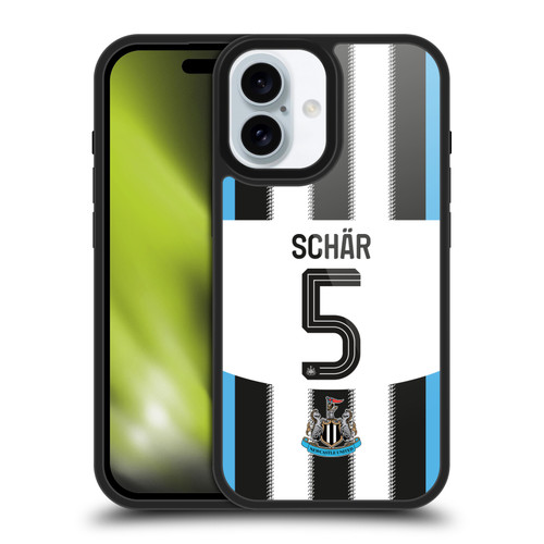 Newcastle United Football Club 2025/26 Players Home Kit 2nd Group Fabian Schär Gel Armour Case For Apple iPhone 16 Newcastle United Football Club 2025/26 Players Home Kit 2nd Group Fabian Schär Gel Armour Case For Apple iPhone 16