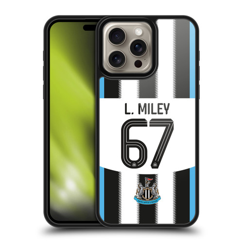 Newcastle United Football Club 2025/26 Players Home Kit 2nd Group Lewis Miley Gel Armour Case For Apple iPhone 16 Pro Max Newcastle United Football Club 2025/26 Players Home Kit 2nd Group Lewis Miley Gel Armour Case For Apple iPhone 16 Pro Max