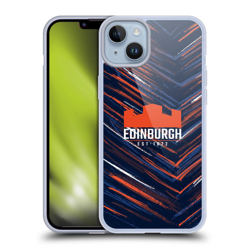 Edinburgh Rugby 2025/26 Crest Kit Home Soft Gel Case for Apple iPhone 14 Plus