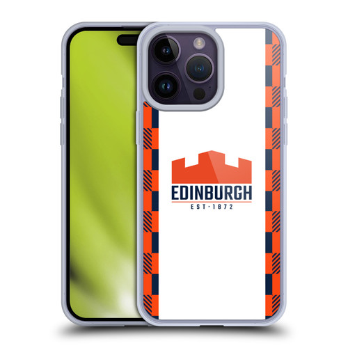 Edinburgh Rugby 2025/26 Crest Kit Away Soft Gel Case for Apple iPhone 14 Pro Max