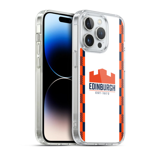 Edinburgh Rugby 2025/26 Crest Kit Away Soft Gel Case for Apple iPhone 14 Pro & MagSafe