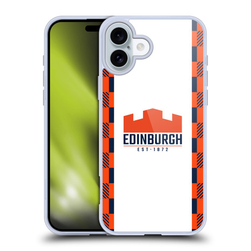 Edinburgh Rugby 2025/26 Crest Kit Away Soft Gel Case for Apple iPhone 16 Plus Edinburgh Rugby 2025/26 Crest Kit Away Soft Gel Case for Apple iPhone 16 Plus