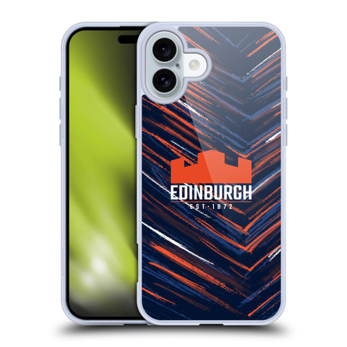 Edinburgh Rugby 2025/26 Crest Kit Home Soft Gel Case for Apple iPhone 16 Plus