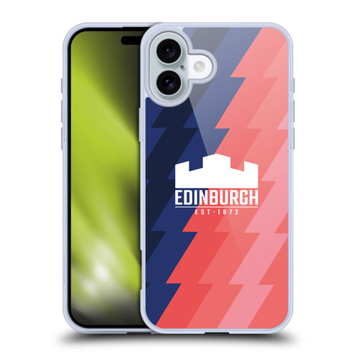 Edinburgh Rugby 2025/26 Crest Kit Training Soft Gel Case for Apple iPhone 16 Plus