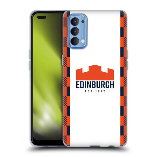 Edinburgh Rugby 2025/26 Crest Kit Away Soft Gel Case for OPPO Reno 4 5G Edinburgh Rugby 2025/26 Crest Kit Away Soft Gel Case for OPPO Reno 4 5G