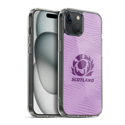 Scotland Rugby 2025/26 Crest Kit Away Soft Gel Case for Apple iPhone 15 Plus & MagSafe