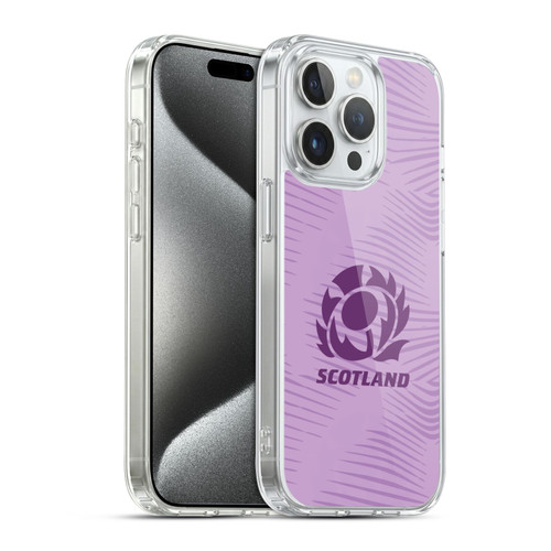 Scotland Rugby 2025/26 Crest Kit Away Soft Gel Case for Apple iPhone 15 Pro & MagSafe