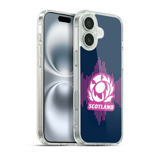 Scotland Rugby 2025/26 Crest Kit Home Soft Gel Case for Apple iPhone 16 Plus & MagSafe