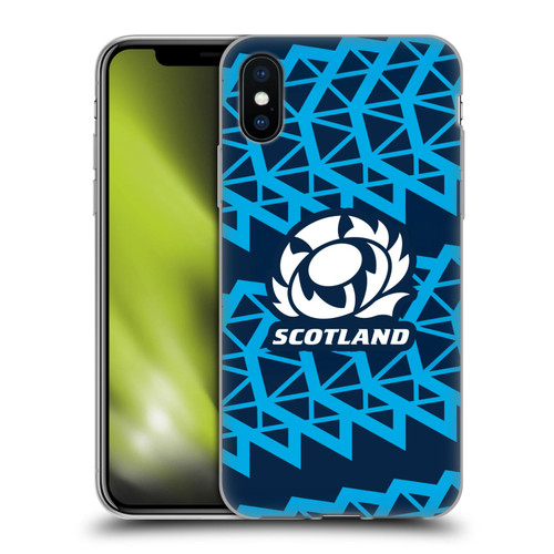 Scotland Rugby 2025/26 Crest Kit Training Soft Gel Case for Apple iPhone X / iPhone XS