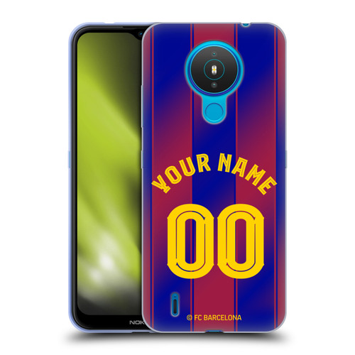 Custom Customised Personalised FC Barcelona 2025/26 Kit Home Soft Gel Case for Nokia 1.4