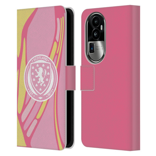 Scotland National Football Team 2025 Women's Kit Away Leather Book Wallet Case Cover For OPPO Reno10 Pro+ Scotland National Football Team 2025 Women's Kit Away Leather Book Wallet Case Cover For OPPO Reno10 Pro+