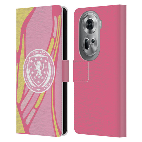 Scotland National Football Team 2025 Women's Kit Away Leather Book Wallet Case Cover For OPPO Reno11 Pro Scotland National Football Team 2025 Women's Kit Away Leather Book Wallet Case Cover For OPPO Reno11 Pro