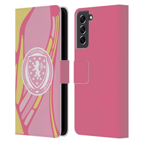 Scotland National Football Team 2025 Women's Kit Away Leather Book Wallet Case Cover For Samsung Galaxy S21 FE 5G