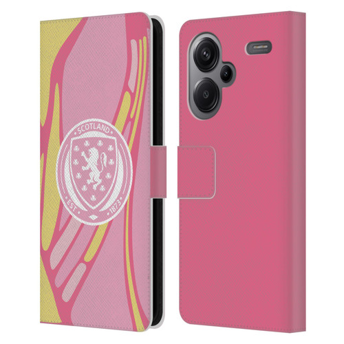 Scotland National Football Team 2025 Women's Kit Away Leather Book Wallet Case Cover For Xiaomi Redmi Note 13 Pro Plus 5G