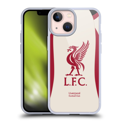 Liverpool Football Club 2025/26 Kit Away Soft Gel Case for Apple iPhone 13 Mini