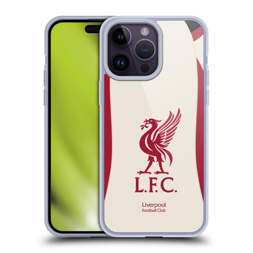Liverpool Football Club 2025/26 Kit Away Soft Gel Case for Apple iPhone 14 Pro Max