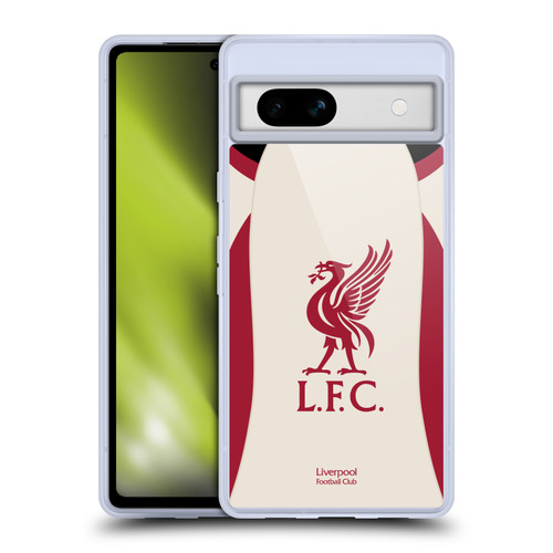 Liverpool Football Club 2025/26 Kit Away Soft Gel Case for Google Pixel 7a