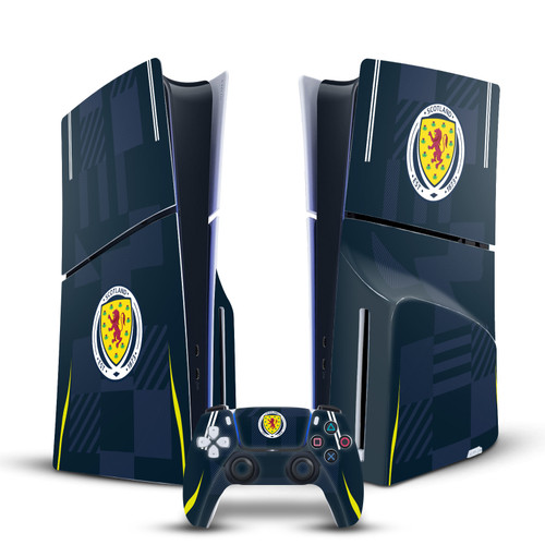 Scotland National Football Team 2024/25 Kits Home Vinyl Sticker Skin Decal Cover for Sony PS5 Slim Disc Edition Bundle