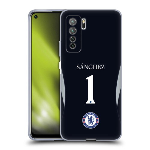 Chelsea Football Club 2025/26 Players Home Kit 1st Group Robert Sánchez Soft Gel Case for Huawei Nova 7 SE/P40 Lite 5G