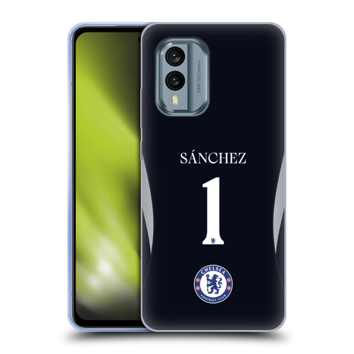 Chelsea Football Club 2025/26 Players Home Kit 1st Group Robert Sánchez Soft Gel Case for Nokia X30 Chelsea Football Club 2025/26 Players Home Kit 1st Group Robert Sánchez Soft Gel Case for Nokia X30