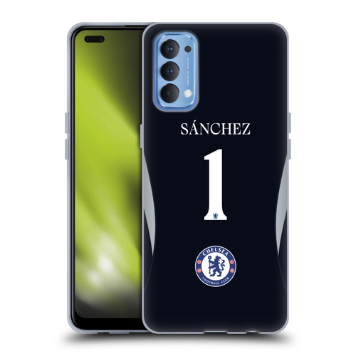 Chelsea Football Club 2025/26 Players Home Kit 1st Group Robert Sánchez Soft Gel Case for OPPO Reno 4 5G Chelsea Football Club 2025/26 Players Home Kit 1st Group Robert Sánchez Soft Gel Case for OPPO Reno 4 5G