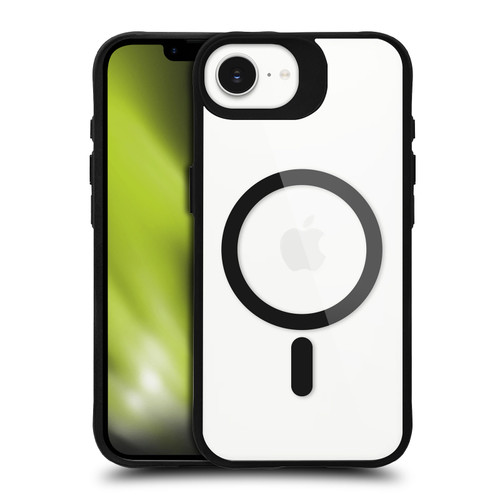 Head Case Designs Black Shockproof Bumper Case For Apple iPhone 16e / Apple iPhone 17e/MagSafe