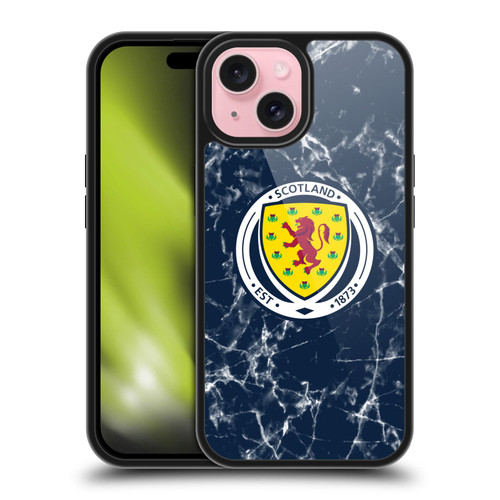 Scotland National Football Team Logo 2 Marble Gel Armour Case For Apple iPhone 15