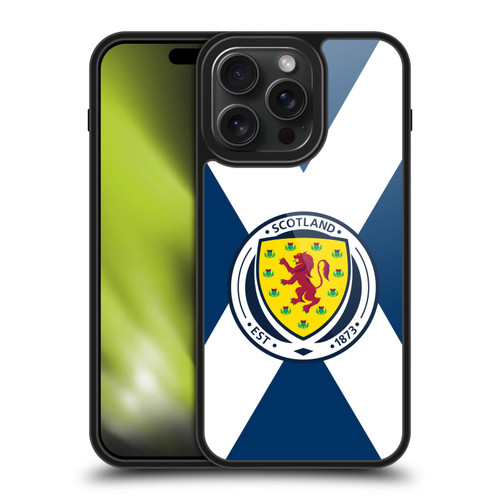 Scotland National Football Team Logo 2 Scotland Flag Gel Armour Case For Apple iPhone 15 Pro Max