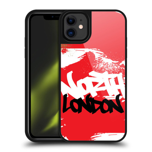 Arsenal FC Graffiti Art North London Gel Armour Case For Apple iPhone 11