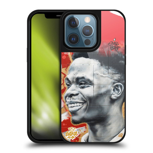 Arsenal FC Graffiti Art Saka Mural Gel Armour Case For Apple iPhone 13 Pro