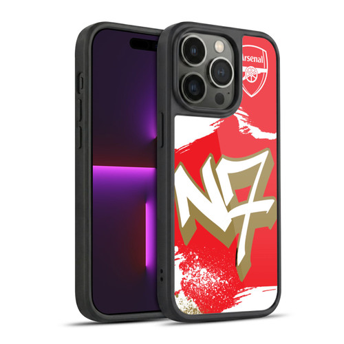 Arsenal FC Graffiti Art N7 Gel Armour Case For Apple iPhone 14 Pro