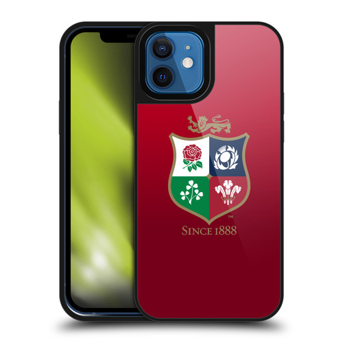British and Irish Lions Badge Gradient Gel Armour Case For Apple iPhone 12 / iPhone 12 Pro