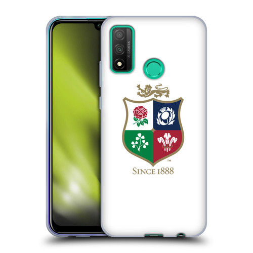 British and Irish Lions Badge White Soft Gel Case for Huawei P Smart (2020)