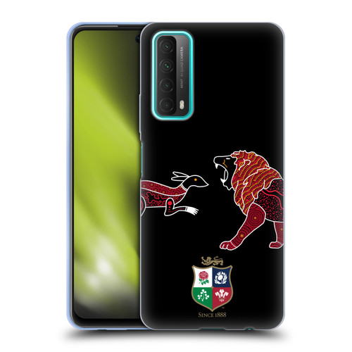 British and Irish Lions Badge Wallaby VS Lion Soft Gel Case for Huawei P Smart (2021)