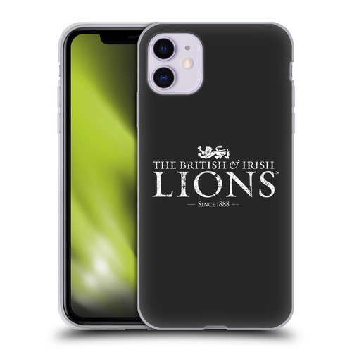 British and Irish Lions Badge Logotype Distressed Soft Gel Case for Apple iPhone 11