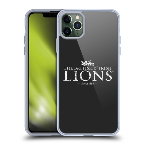 British and Irish Lions Badge Logotype Distressed Soft Gel Case for Apple iPhone 11 Pro Max