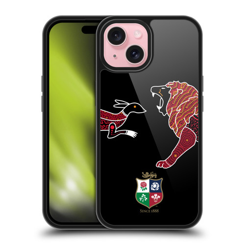 British and Irish Lions Badge Wallaby VS Lion Gel Armour Case For Apple iPhone 15