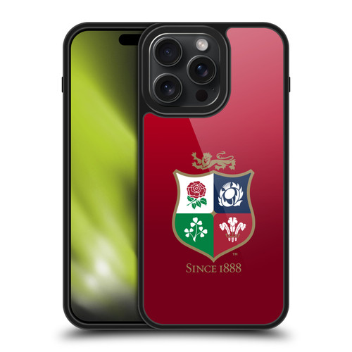 British and Irish Lions Badge Gradient Gel Armour Case For Apple iPhone 15 Pro Max