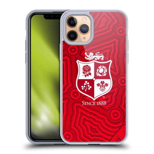 British and Irish Lions Badge Patterns Soft Gel Case for Apple iPhone 11 Pro