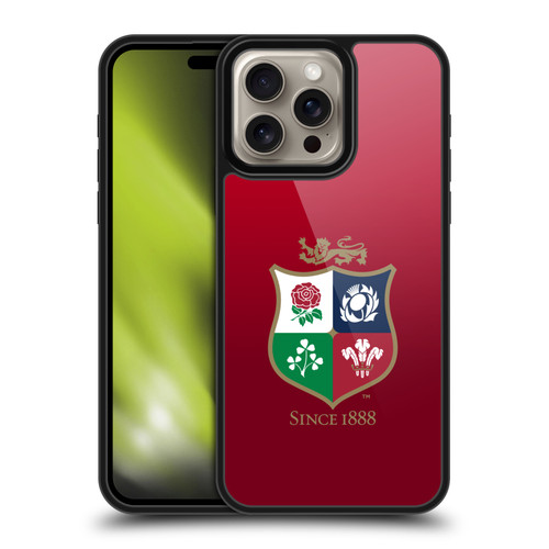 British and Irish Lions Badge Gradient Gel Armour Case For Apple iPhone 16 Pro Max