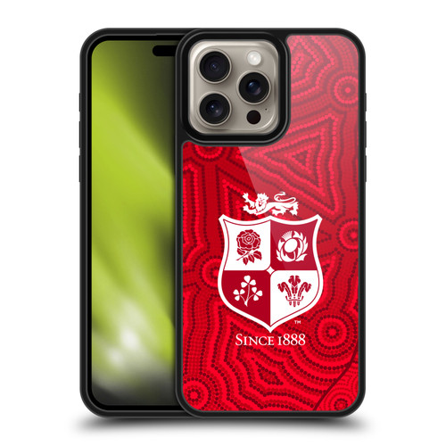 British and Irish Lions Badge Patterns Gel Armour Case For Apple iPhone 16 Pro Max