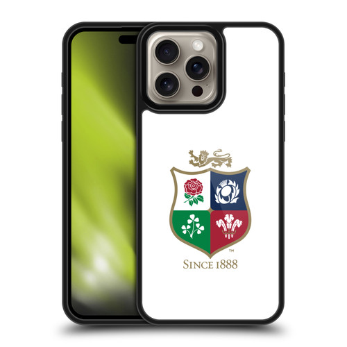 British and Irish Lions Badge White Gel Armour Case For Apple iPhone 16 Pro Max