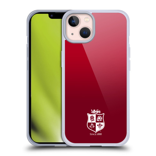 British and Irish Lions Badge Gradient Mono Soft Gel Case for Apple iPhone 13