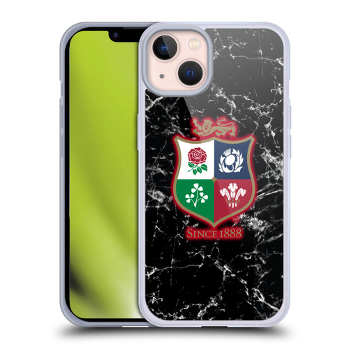 British and Irish Lions Badge Marble Soft Gel Case for Apple iPhone 13